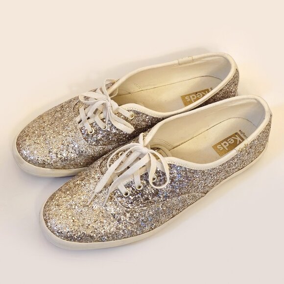 Keds Womens Champion Glitter Sneaker - 8M - Picture 4 of 5